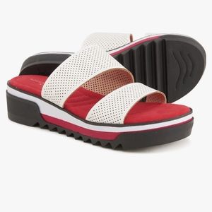 Adrienne Vittadini Prindle 2-Band Slide Sandals